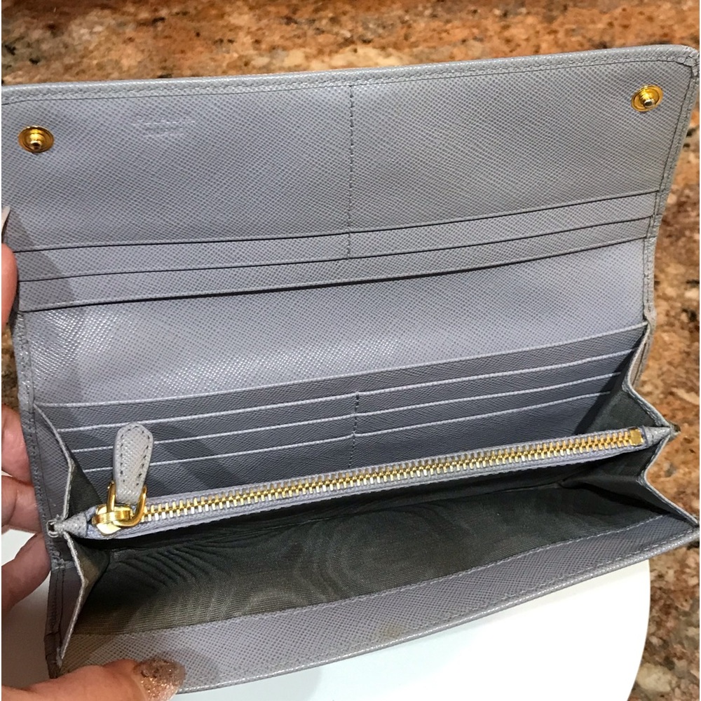 Prada Signature Saffiano Leather Continental Wallet 😍🔥 - Picture 6 of 17